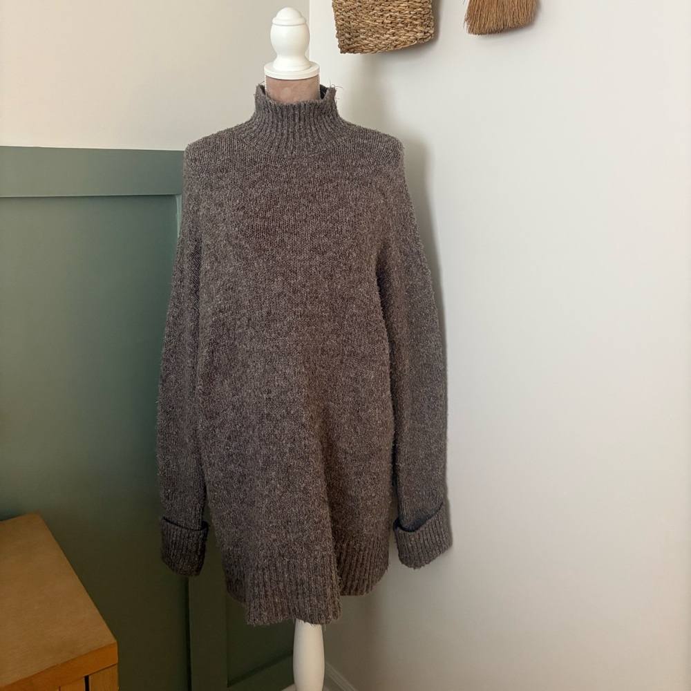 Vero Moda Gray Turtleneck Sweater